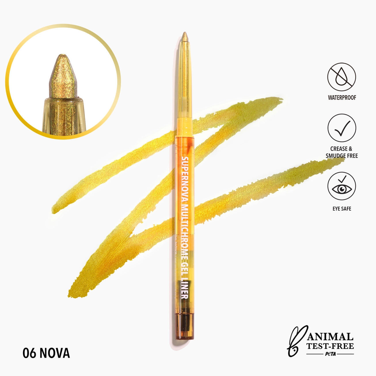 Moira Cosmetics - Supernova Multichrome Gel Liner Teinte 006 Nova
