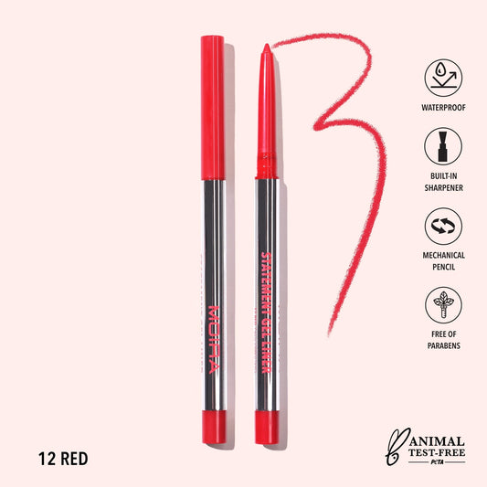 Moira Cosmetics - Crayon Statement Gel Liner Teinte 012 Rouge