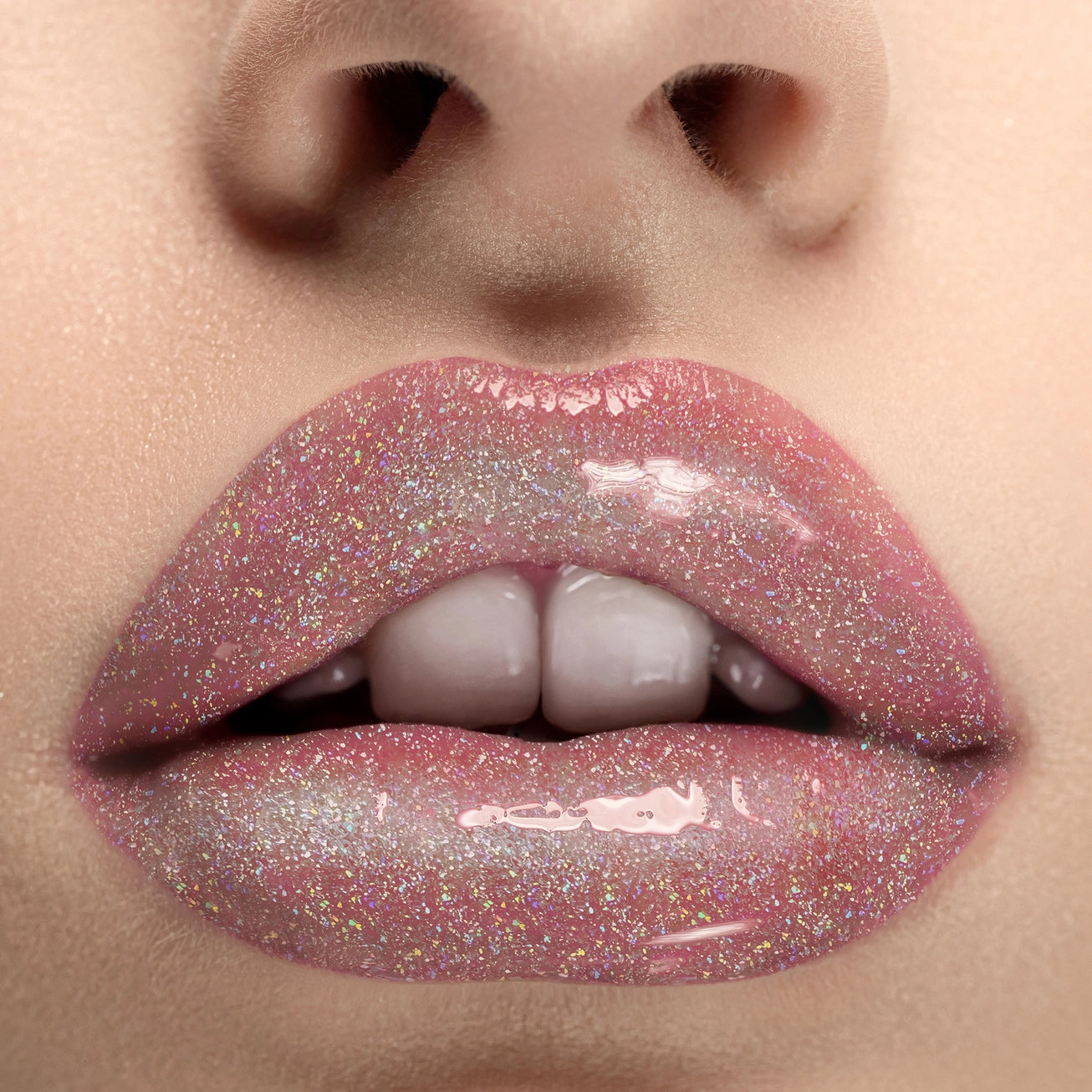 Jolie Beauty - Brillant à lèvres holographique à paillettes As Above