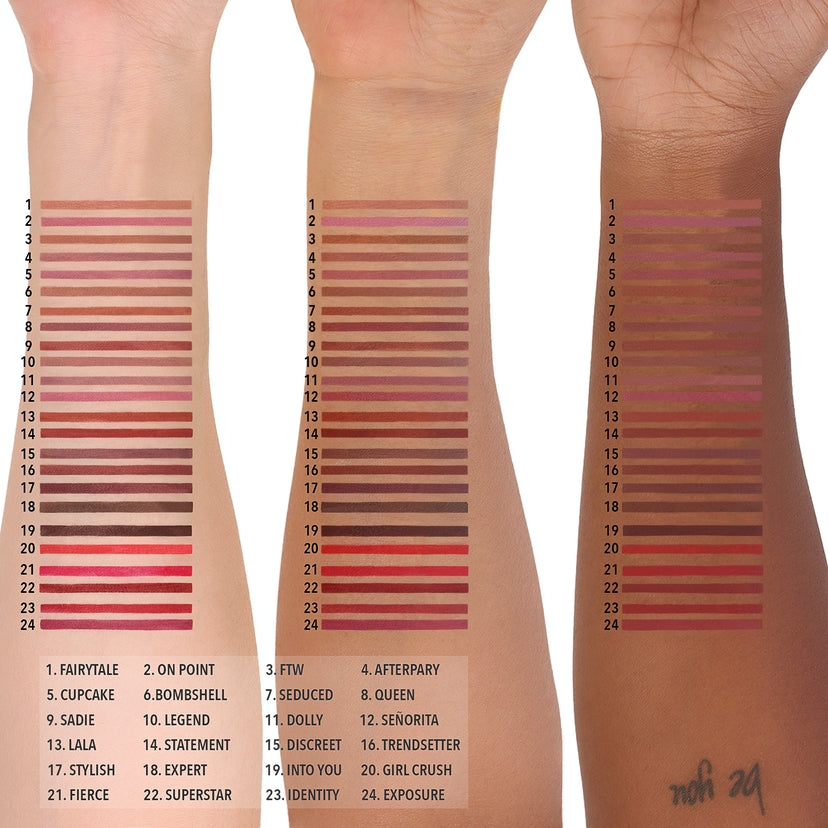 Moira Cosmetics - Crayon Lip Appeal Waterproof Liner teinte 008 Queen