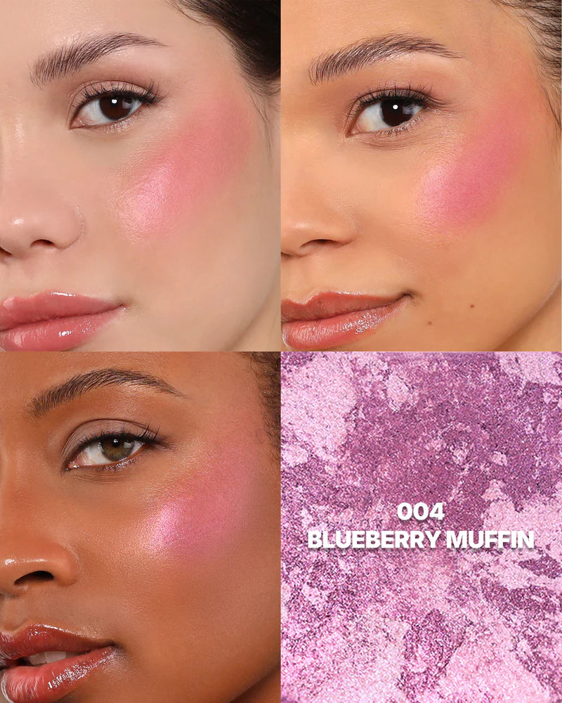 Moira Cosmetics - Marvelous Baked Blush teinte 004 Blueberry Muffin