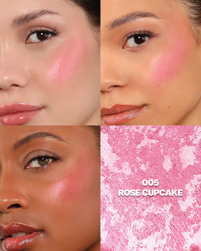 Moira Cosmetics - Marvelous Baked Blush teinte 005 Rose Cupcake