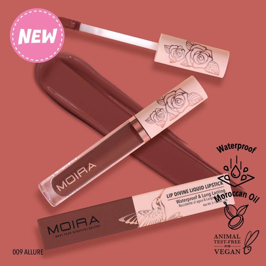 Moira Cosmetics - Lip Divine Liquid Lipstick teinte 009 Allure