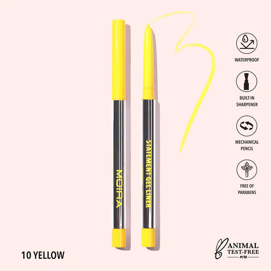 Moira Cosmetics - Crayon Statement Gel Liner Teinte 010 Jaune