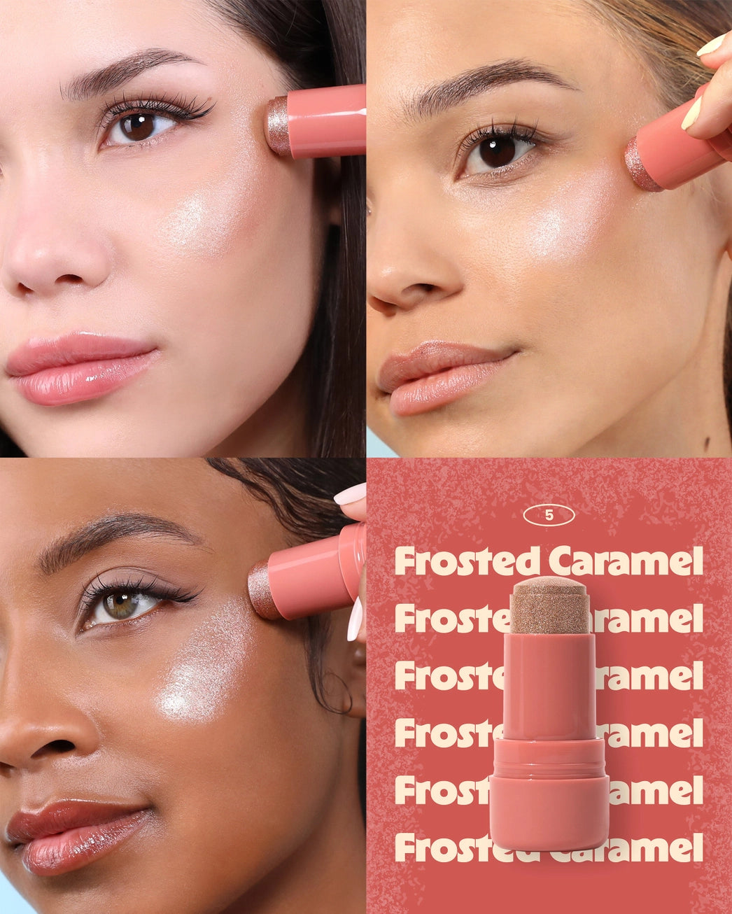 Moira Cosmetics - Glow Jelly Stick teinte 005 Frosted Caramel