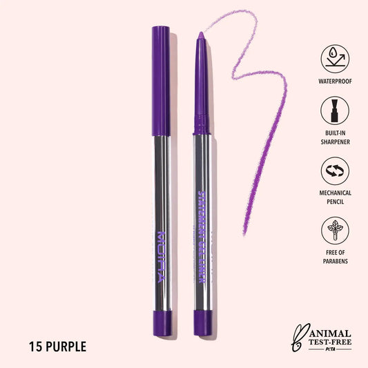 Moira Cosmetics - Crayon Statement Gel Liner Teinte 015 Violet