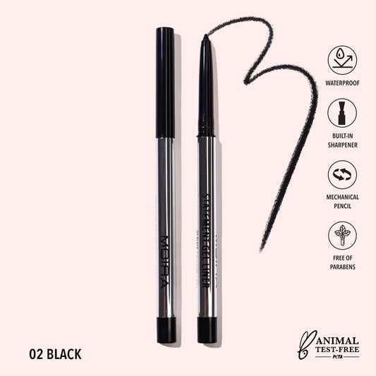 Moira Cosmetics - Crayon Statement Gel Liner Teinte 002 Noir