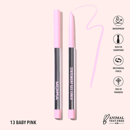 Moira Cosmetics - Crayon Statement Gel Liner Teinte 013 Rose Pâle