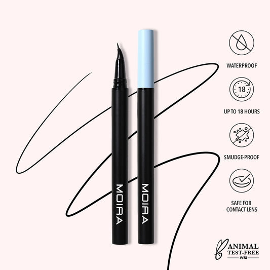 Moira Cosmetics - Angled Liquid Liner Noir