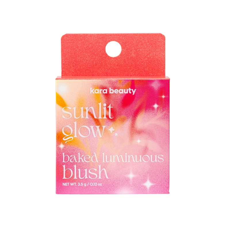 Kara Beauty - Baked Luminous Blush Sunlit Glow teinte Sunset Bloom