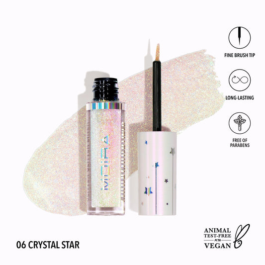 Moira Cosmetics - Eyeliner Pailleté 006 Crystal Star