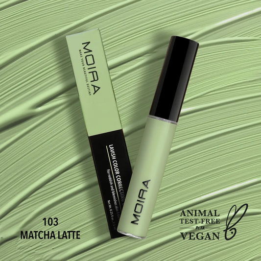 Moira Cosmetics - Lavish Color Correcting Concealer 103 Matcha Latte