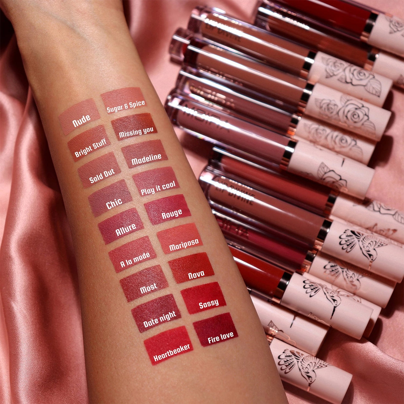 Moira Cosmetics - Lip Divine Liquid Lipstick teinte 004 Missing You