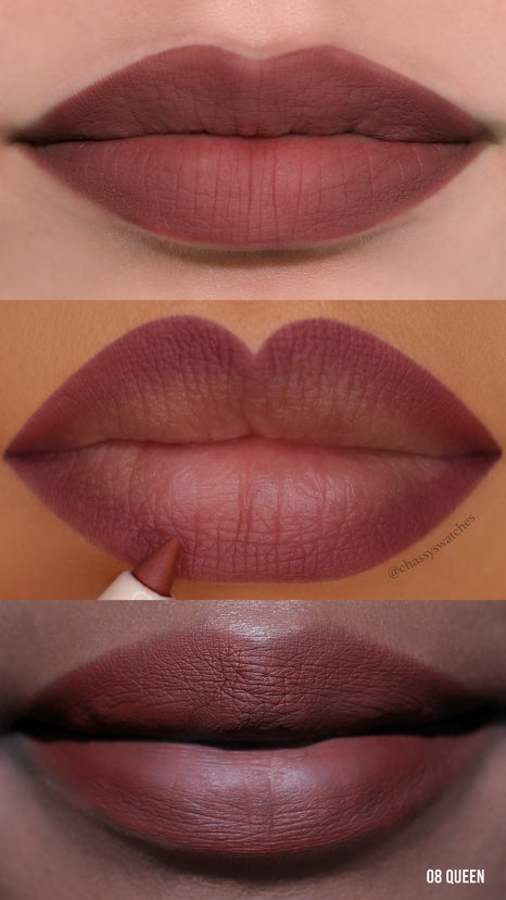 Moira Cosmetics - Crayon Lip Appeal Waterproof Liner teinte 008 Queen