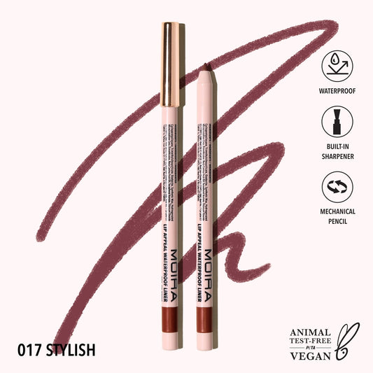 Moira Cosmetics - Crayon Lip Appeal Waterproof Liner teinte 017 Stylish