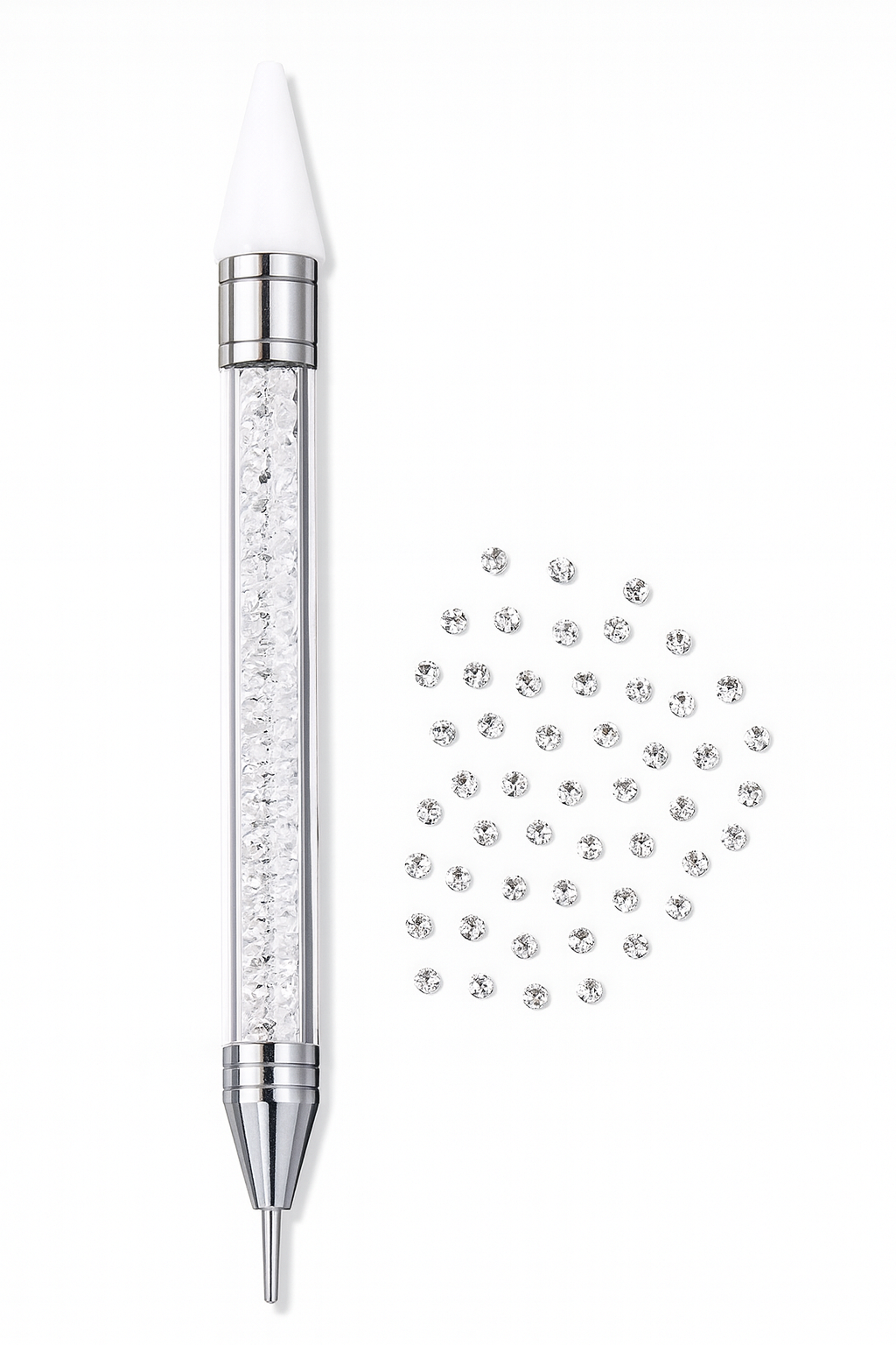 Stylo Applicateur de Strass Blanc