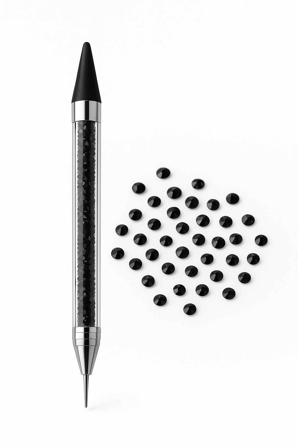 Stylo Applicateur de Strass Noir