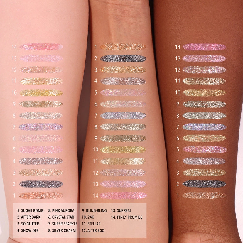 Moira Cosmetics - Eyeliner Pailleté 009 Bling-Bling