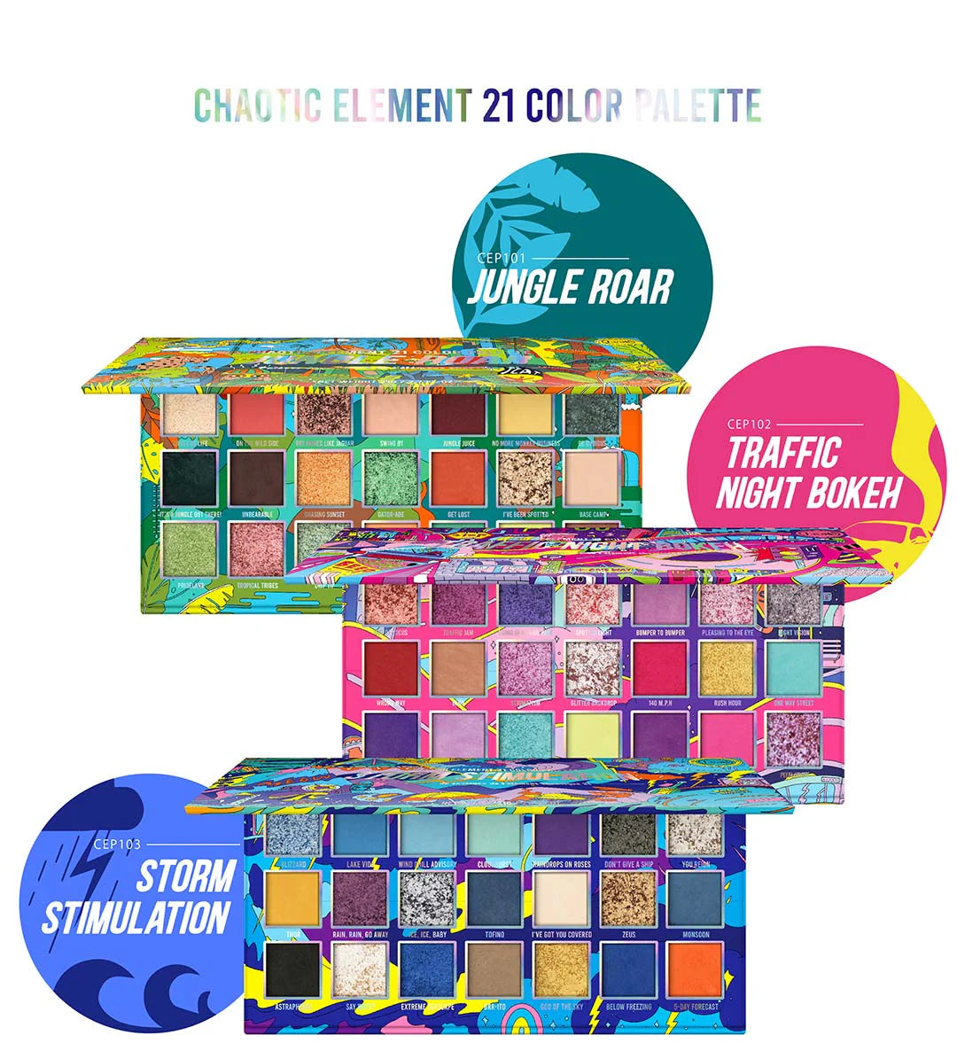 J.Cat Beauty - Chaotic Element 21 Traffic Night Bokeh