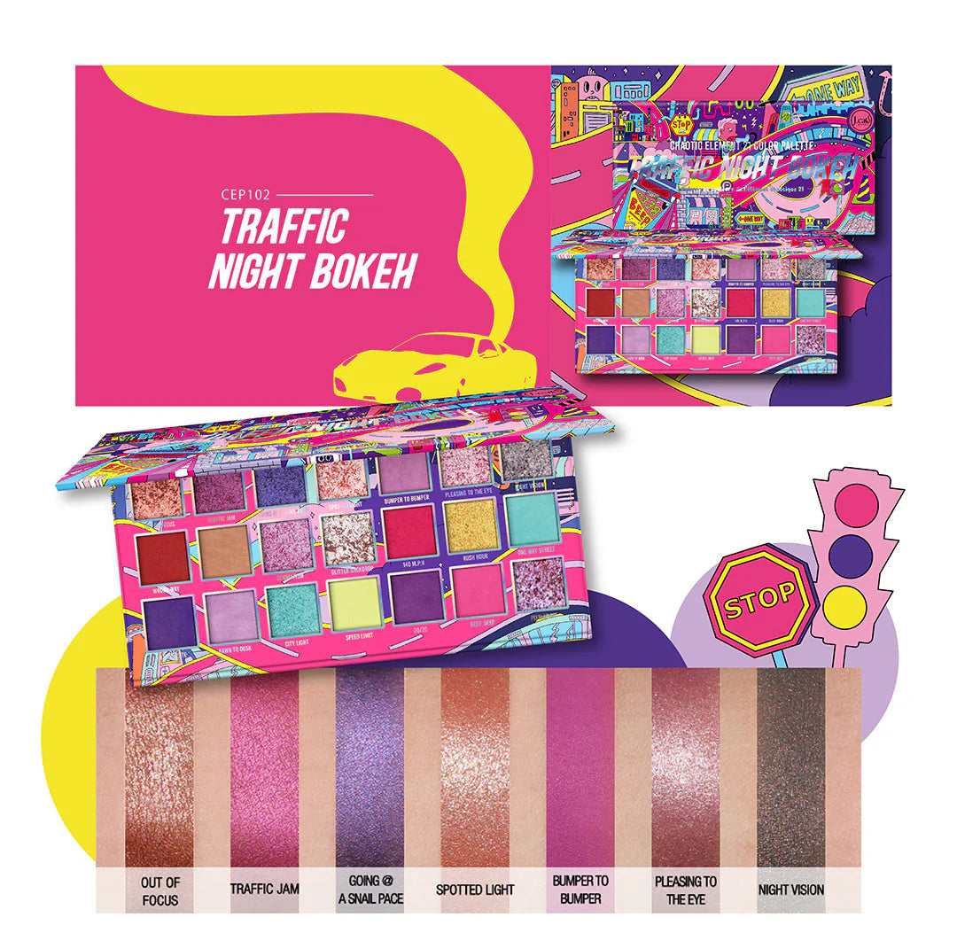 J.Cat Beauty - Chaotic Element 21 Traffic Night Bokeh