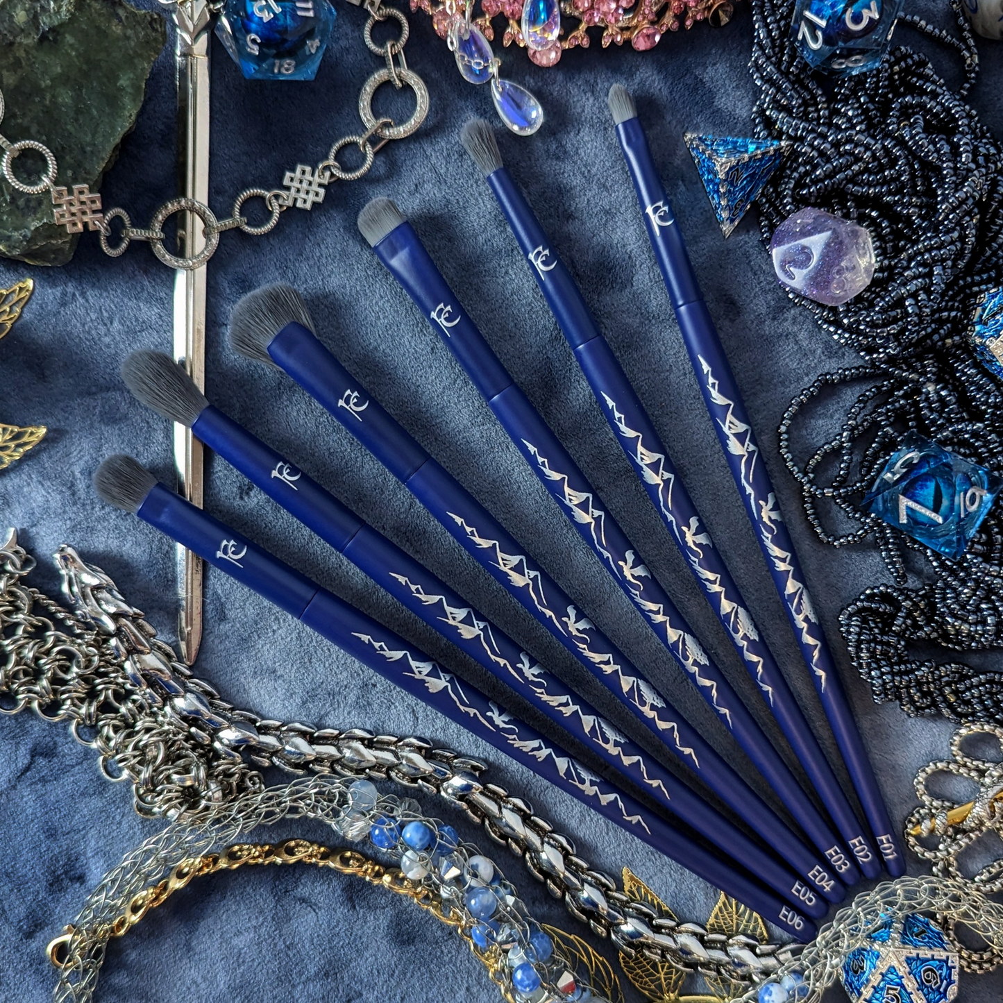 Fantasy Cosmetica - Ice Dragon Kit Pinceaux Yeux