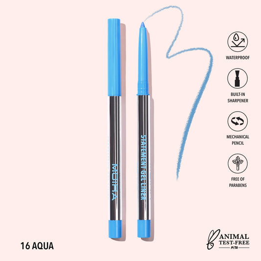 Moira Cosmetics - Crayon Statement Gel Liner Teinte 016 Aqua
