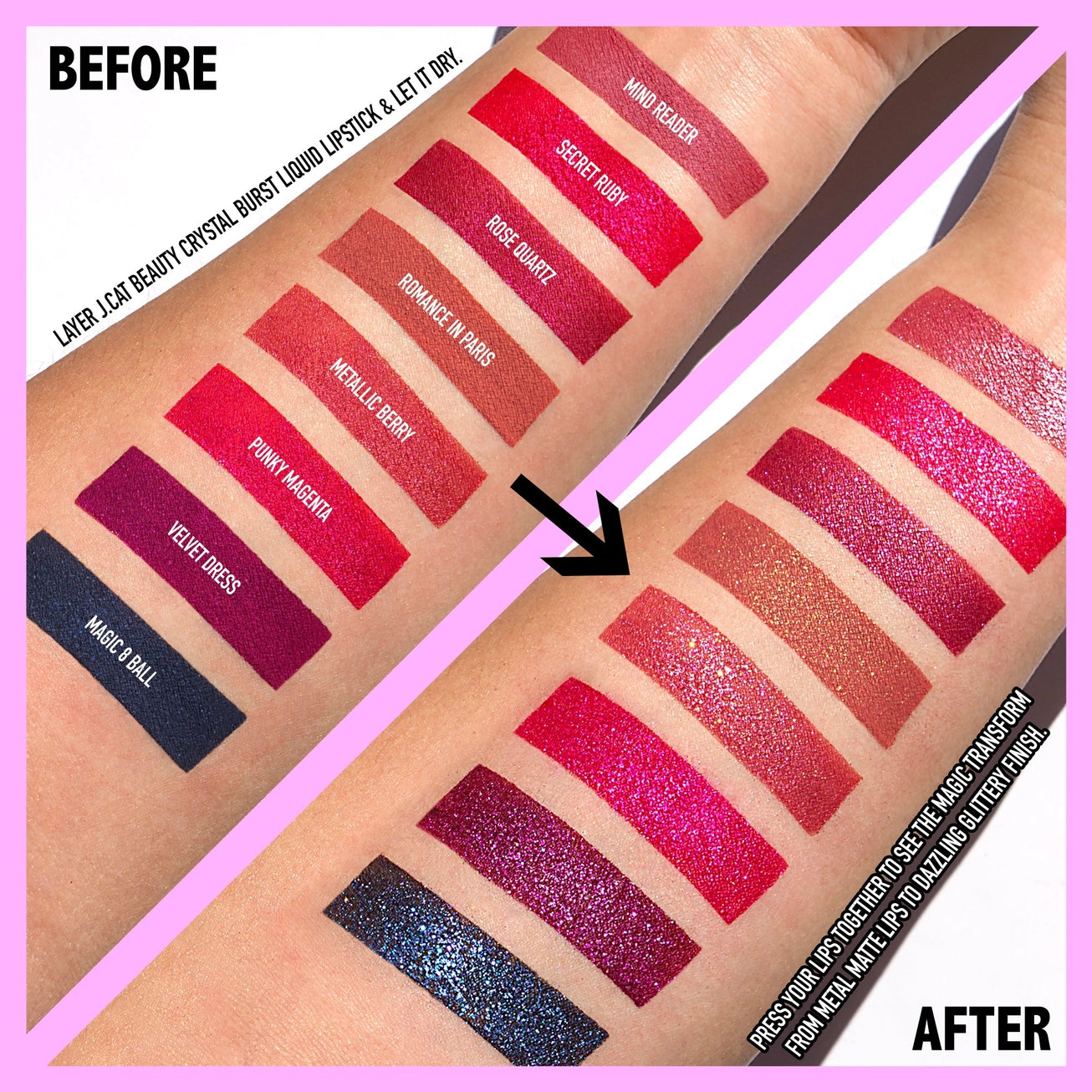 J.Cat Beauty - Crystal Burst teinte 103 Rose Quartz