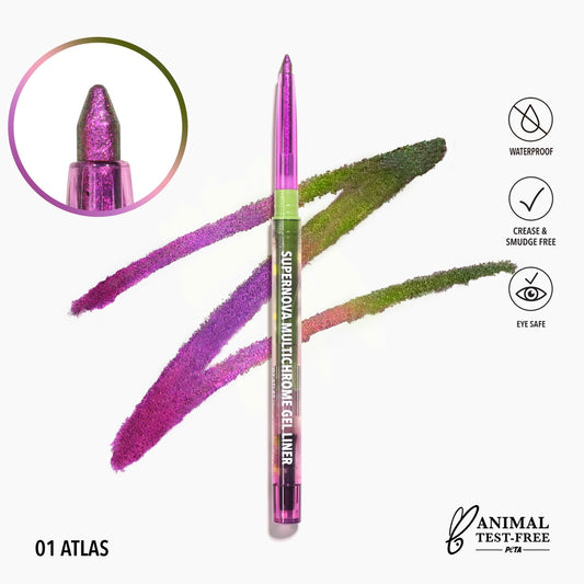 Moira Cosmetics - Supernova Multichrome Gel Liner Teinte 001 Atlas