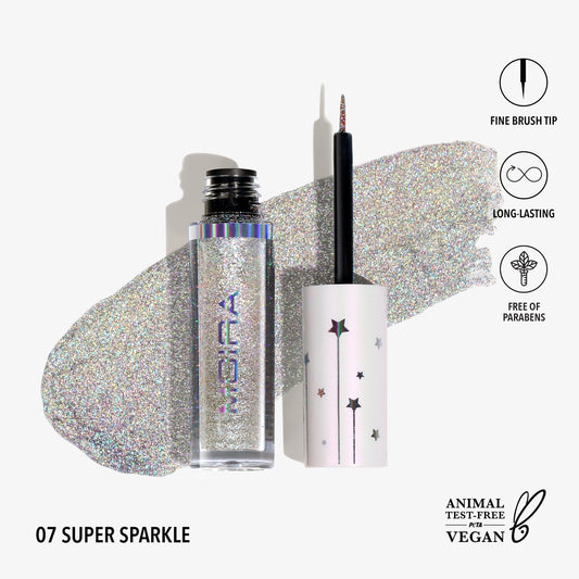 Moira Cosmetics - Eyeliner Pailleté 007 Super Sparkle
