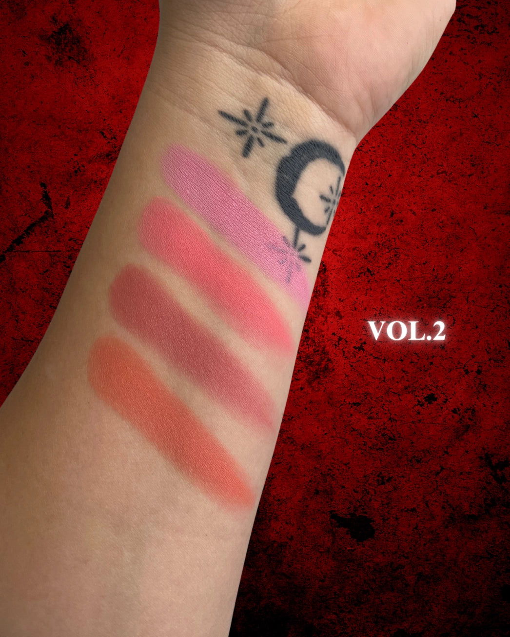 Curst Kosmetics - Batty Blush Vol 2