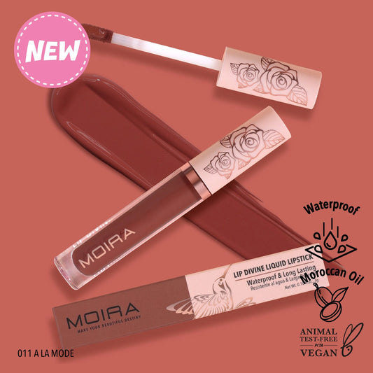 Moira Cosmetics - Lip Divine Liquid Lipstick teinte 011 A La Mode