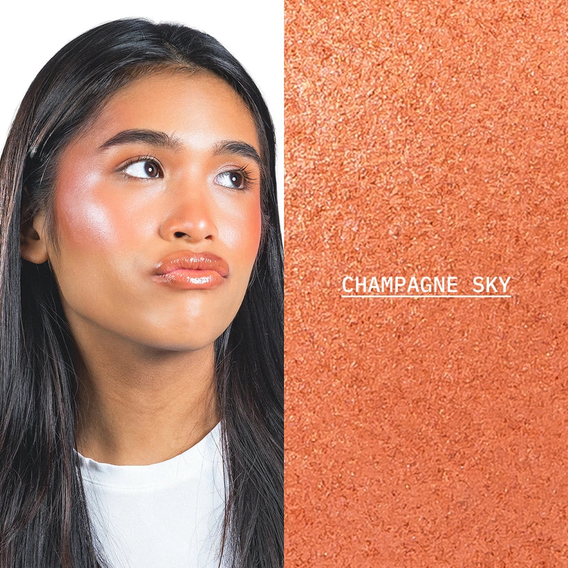 Kara Beauty - Baked Luminous Blush Sunlit Glow teinte Champagne Sky