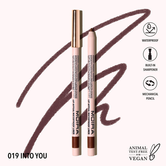 Moira Cosmetics - Crayon Lip Appeal Waterproof Liner teinte 019 Into You