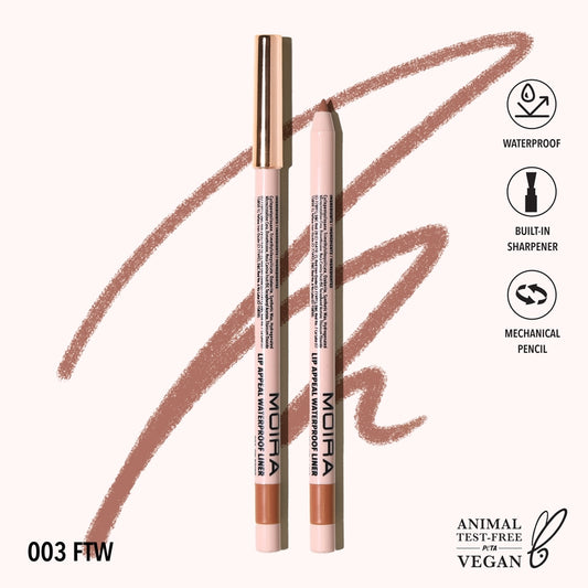 Moira Cosmetics - Crayon Lip Appeal Waterproof Liner teinte 003 FTW