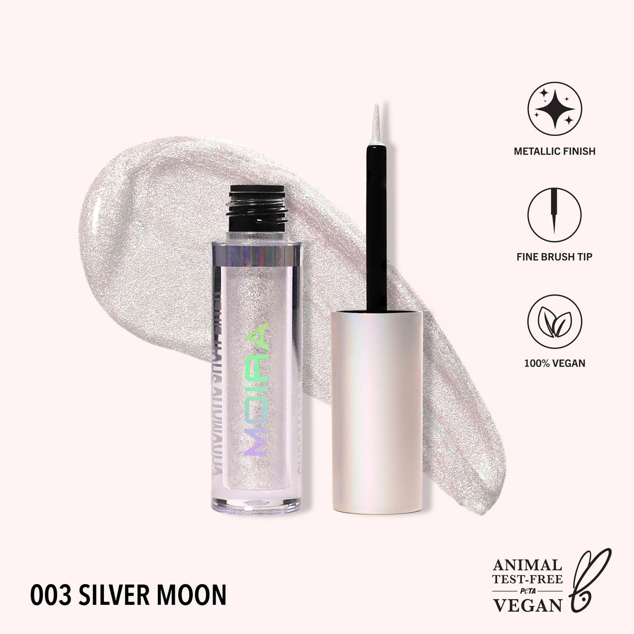 Moira Cosmetics - Chromatic Show Liner Teinte 003 Silver Moon