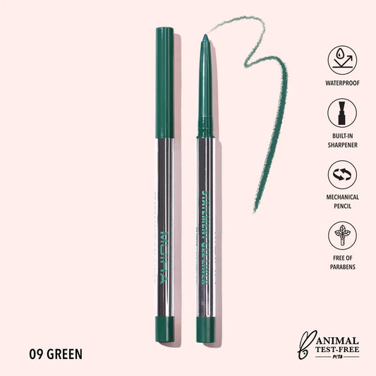 Moira Cosmetics - Crayon Statement Gel Liner Teinte 009 Vert